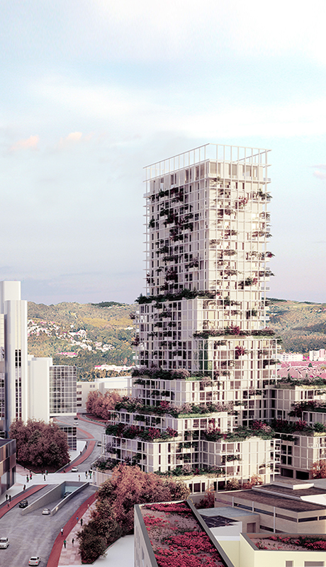 Grid Garden Tower Linz